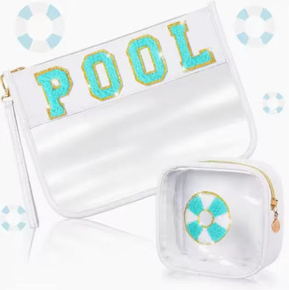 Clear Zip Pouch 2 Pack - PREORDER
