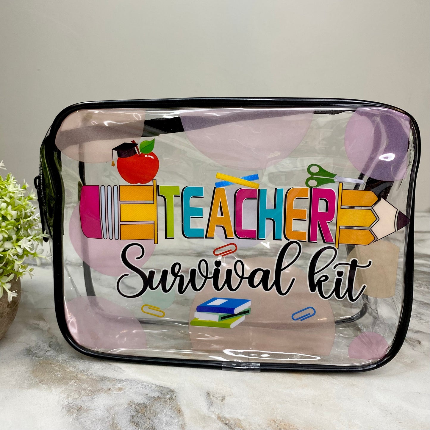 Clear Pouch - Teacher Survival Kit 2