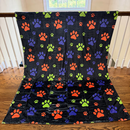 Blanket Halloween #30 - Paw Print - PREORDER ends 7/25