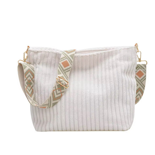 Willow - Corduroy Shopper Purse - PREORDER 7/16-7/19