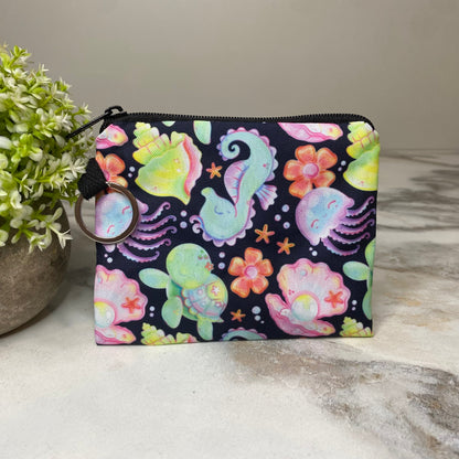 Mini Pouch - Neon Under The Sea