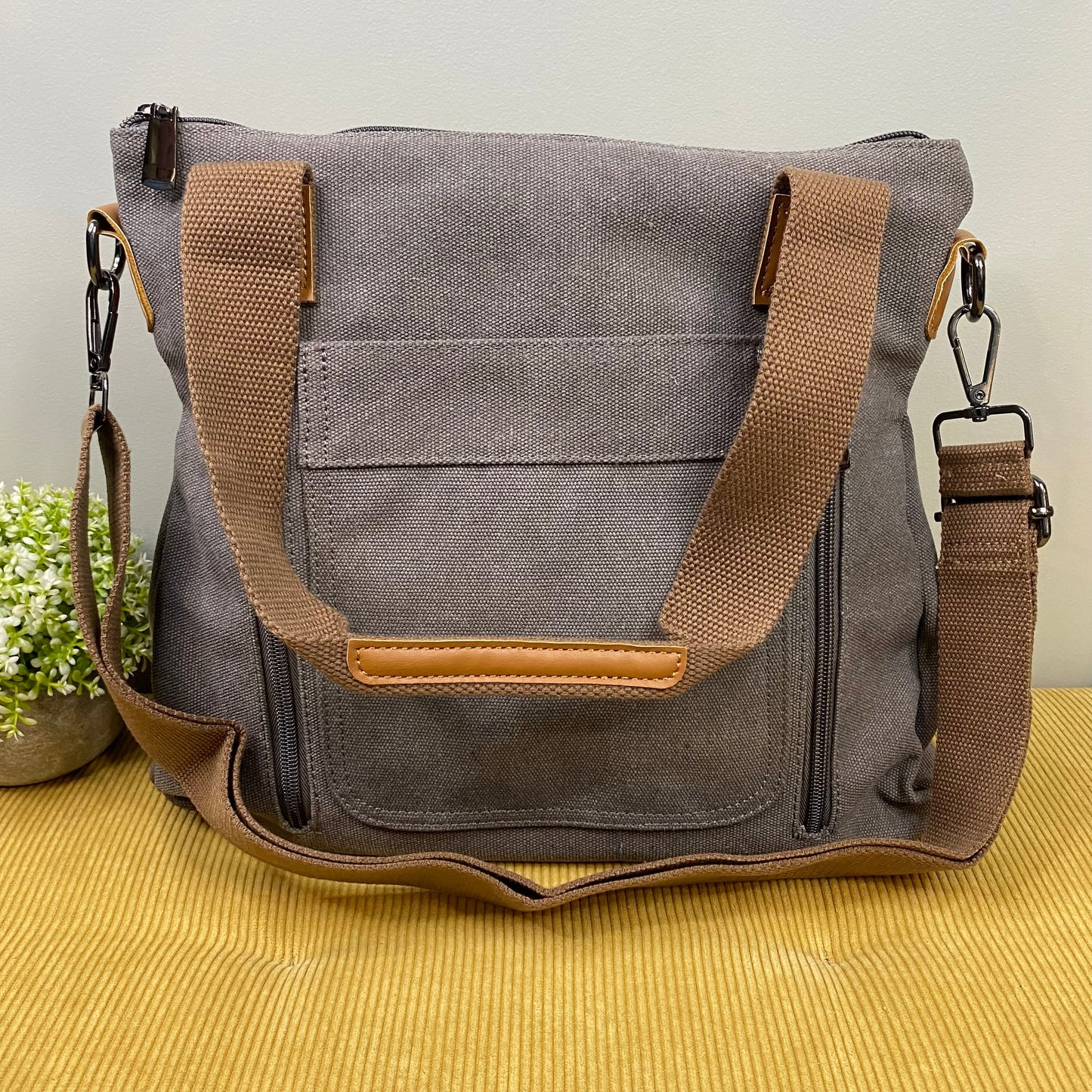 Caitlin - Canvas Satchel - PREORDER 6/30-7/3