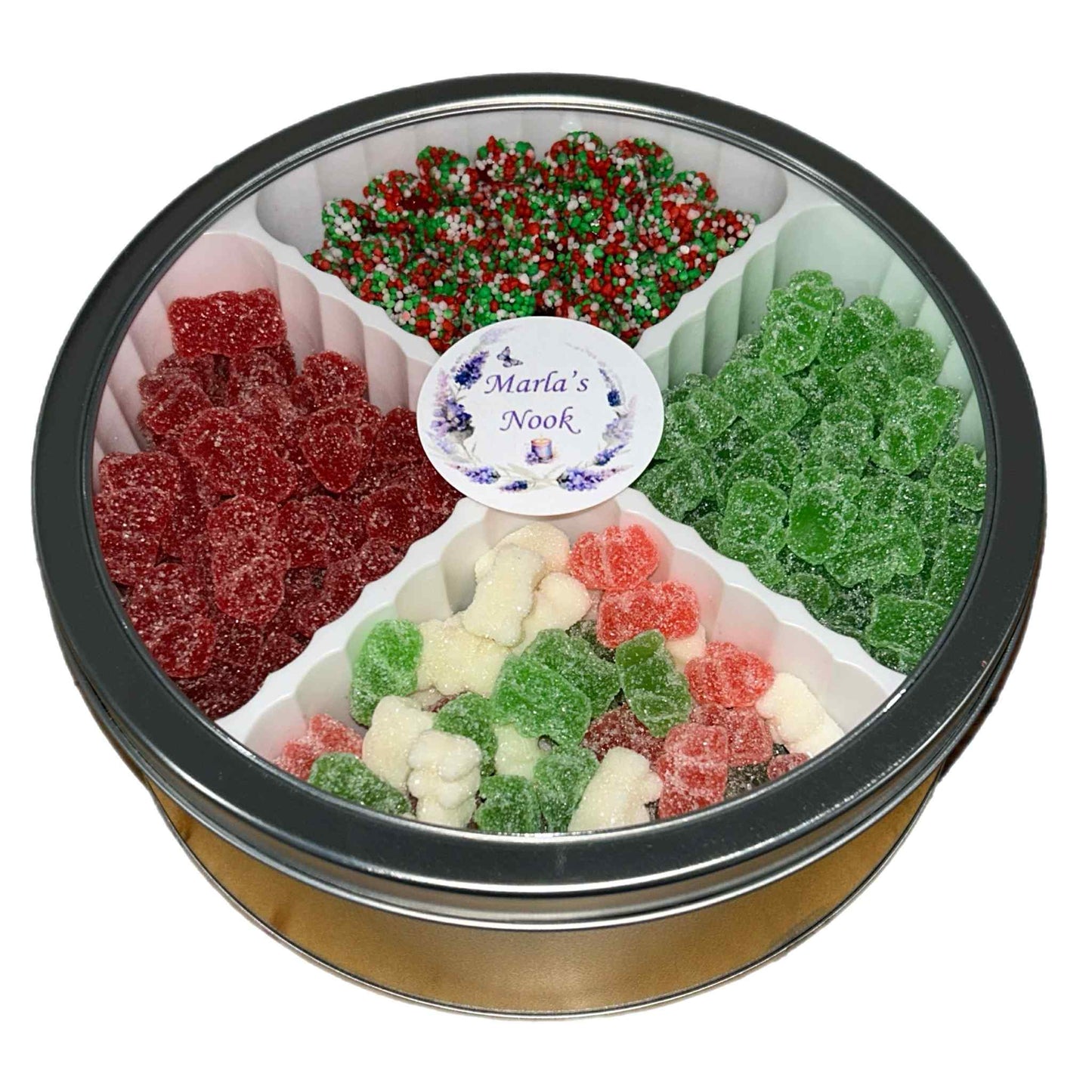Assorted Gummies Gift Tin 2 lbs