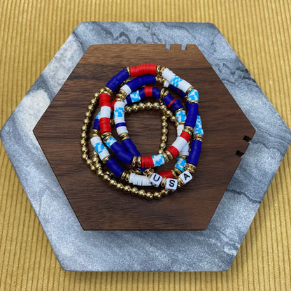 Bracelet Pack - Fourth of July USA Americana