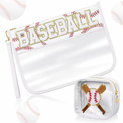 Sports Clear Zip Pouch 2 Pack
