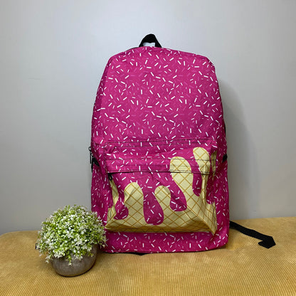 Ice Cream Drip Full Size Backpack - PREORDER 6/26-6/29