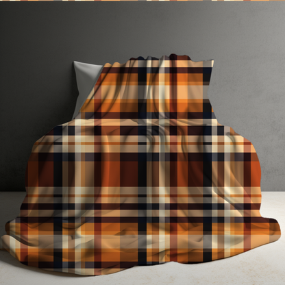 Blanket - Halloween - Plaid #3 - PREORDER 7/29-8/1