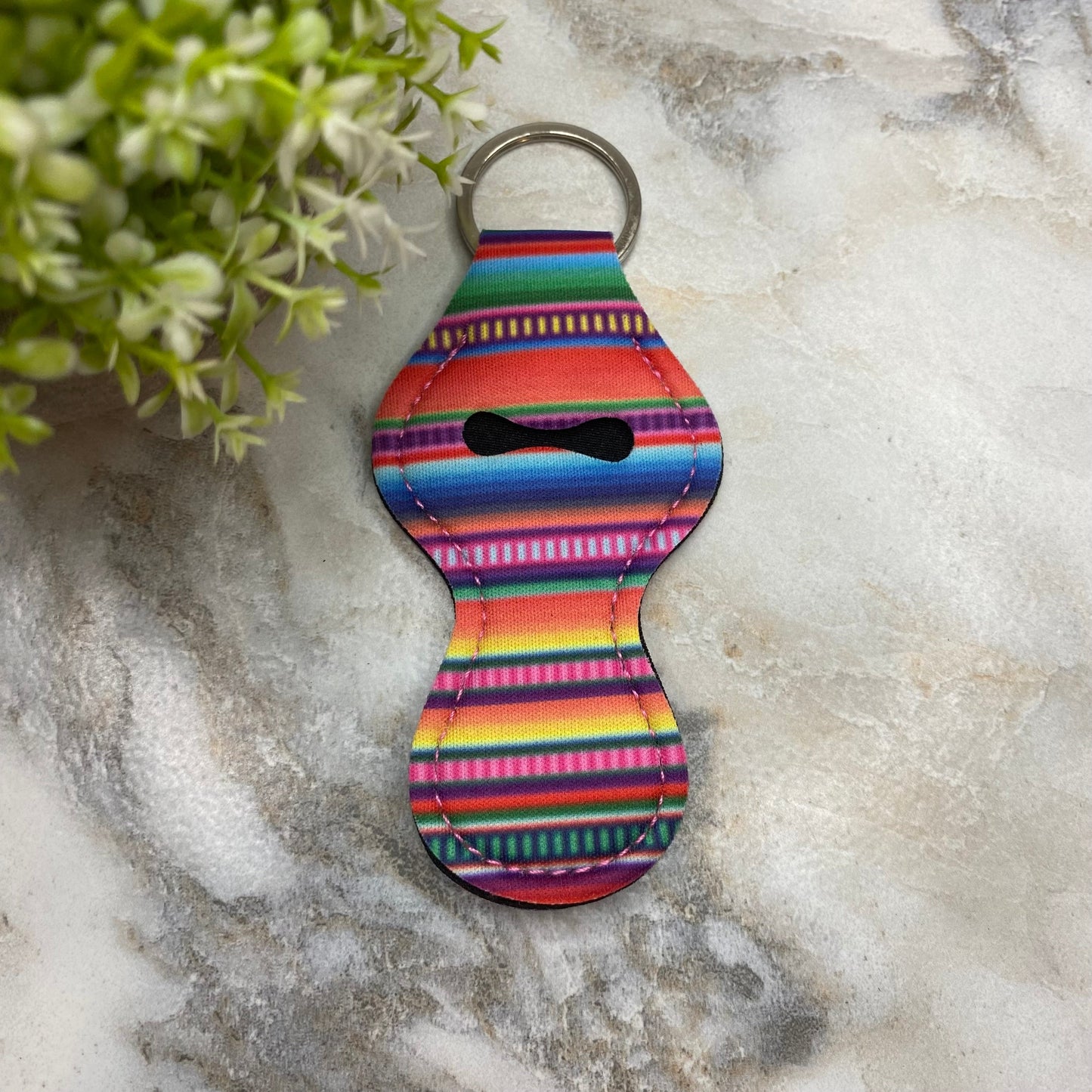 Lip Balm Chapstick Holder - #41 - Colorful Stripes