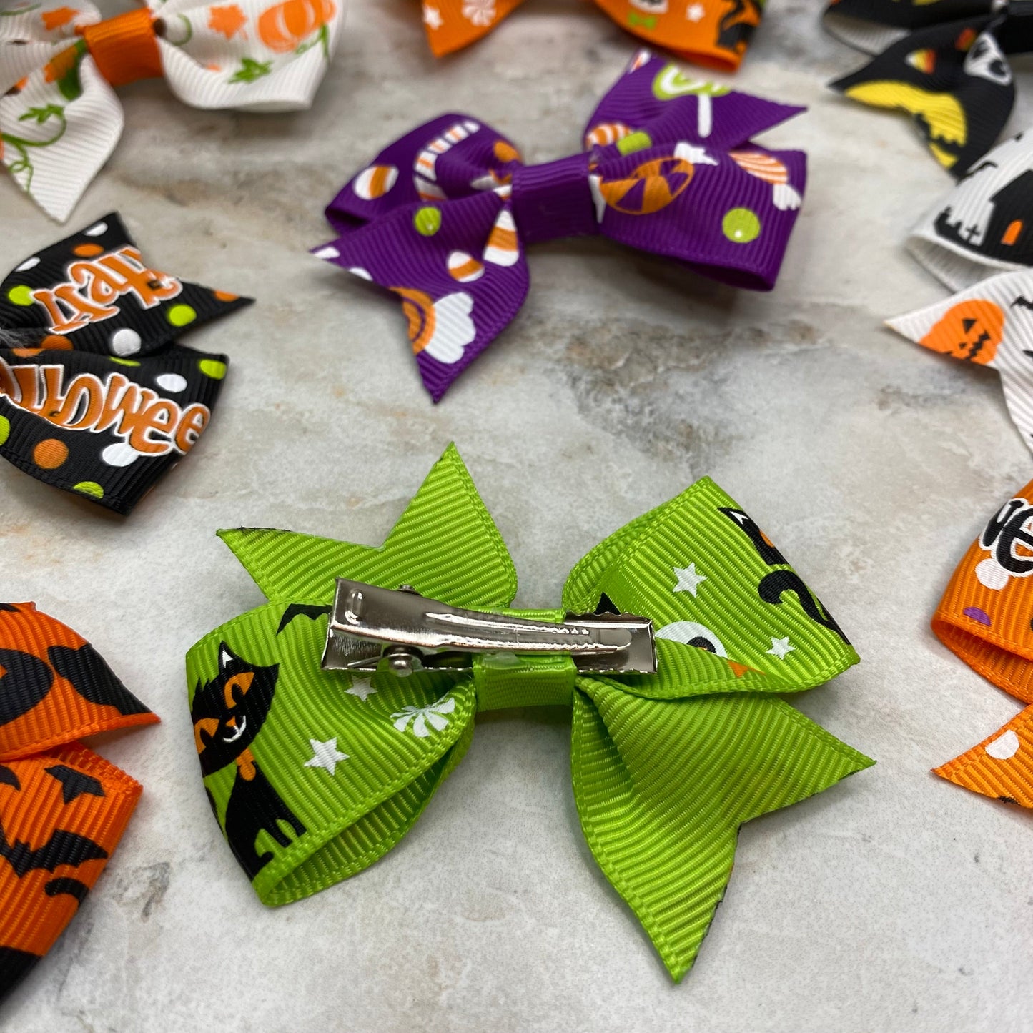 Hair Clip Bow - Halloween MNC