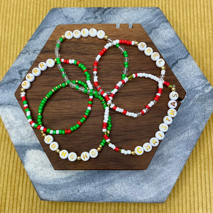 Bracelet - Christmas Beads