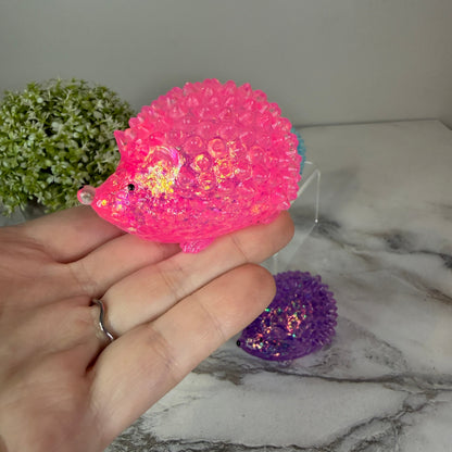 Squishy Toy - Glitter Hedgehog - PREORDER