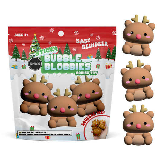 Sticky Bubble Blobbies Toy - Reindeers