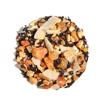 Bahama Life Black Tea (Banana - Coconut - Pineapple) This summer seasonal tea is available from May-September.