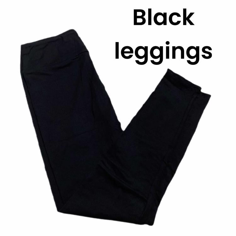 LuLaRoe Black Leggings TC