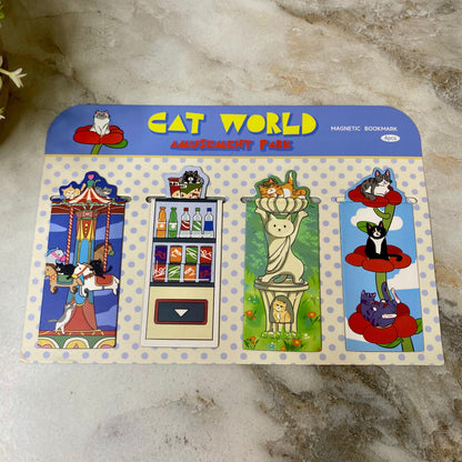 Bookmark - Magnetic, Cat World Amusement - PREORDER 6/8-6/11