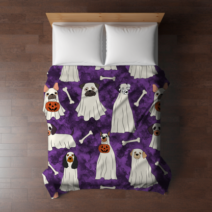 Blanket - Halloween - Ghost Dogs - PREORDER 7/29-8/1