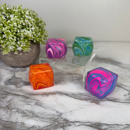 Squishy Toy - Marble Cube