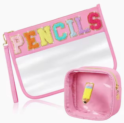 Clear Zip Pouch 2 Pack - PREORDER