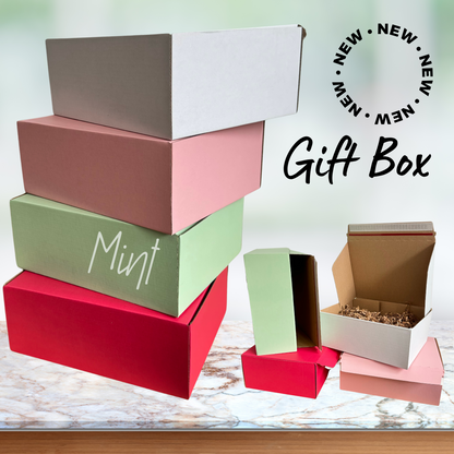 Gift Box with Crinkle Paper