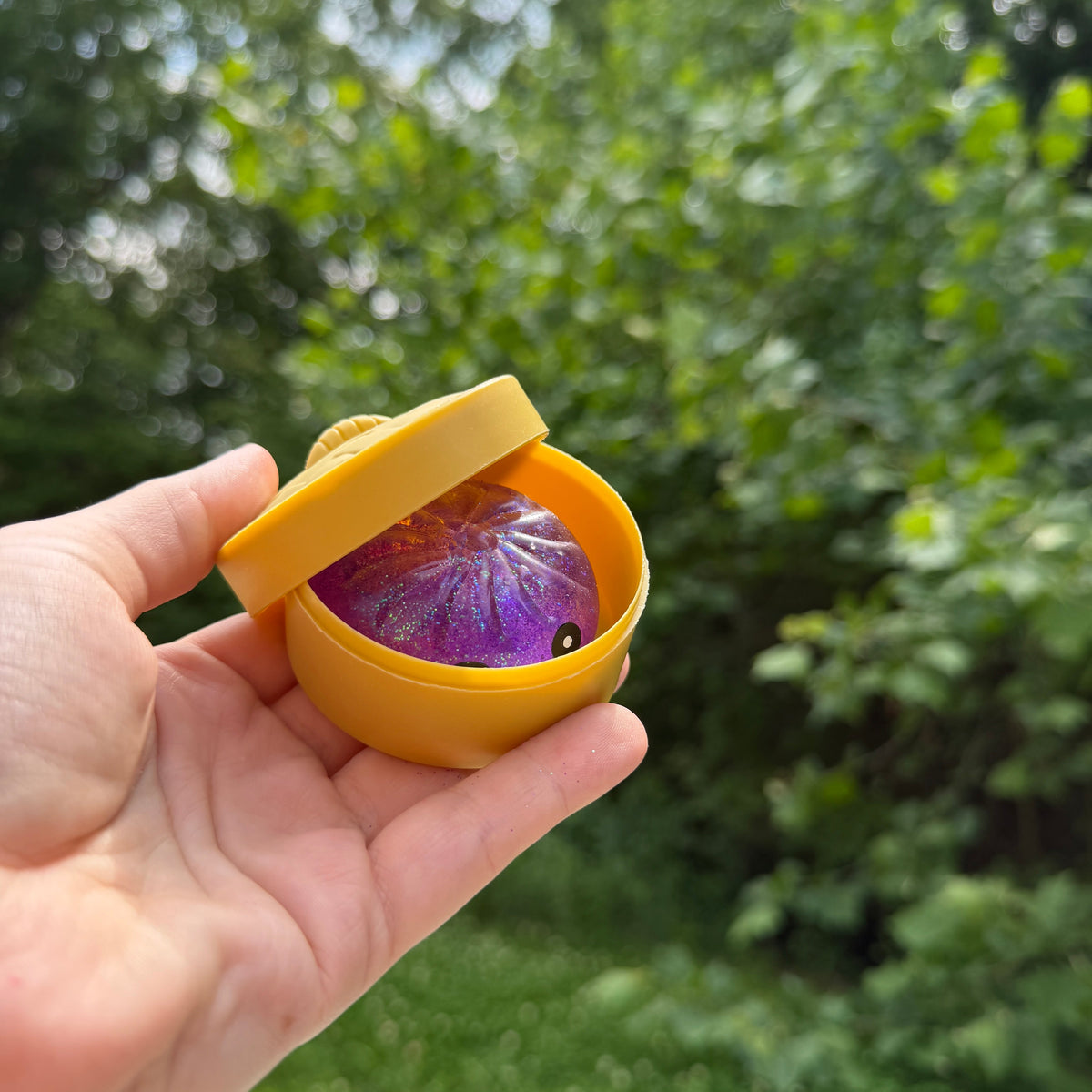 Squishy Toy - Mini Dumpling, Slow Gel Glitter