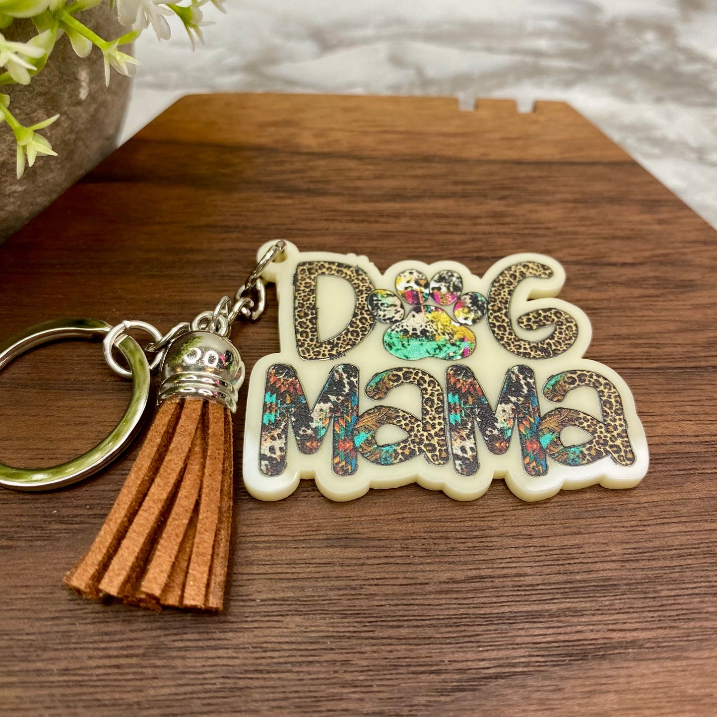 Keychain - Acrylic Dog Mama