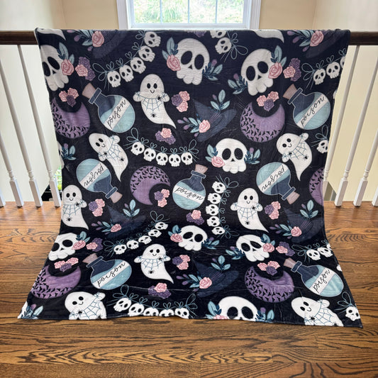 Blanket - Halloween - Poison Ghosts - PREORDER 7/29-8/1
