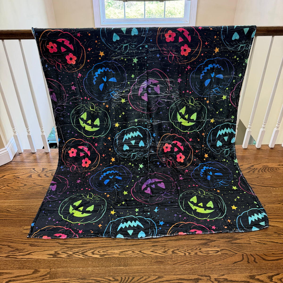 Blanket Halloween #36 - Rainbow Pumpkin - PREORDER ends 7/25