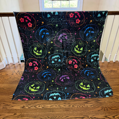 Blanket Halloween #36 - Rainbow Pumpkin - PREORDER ends 7/25