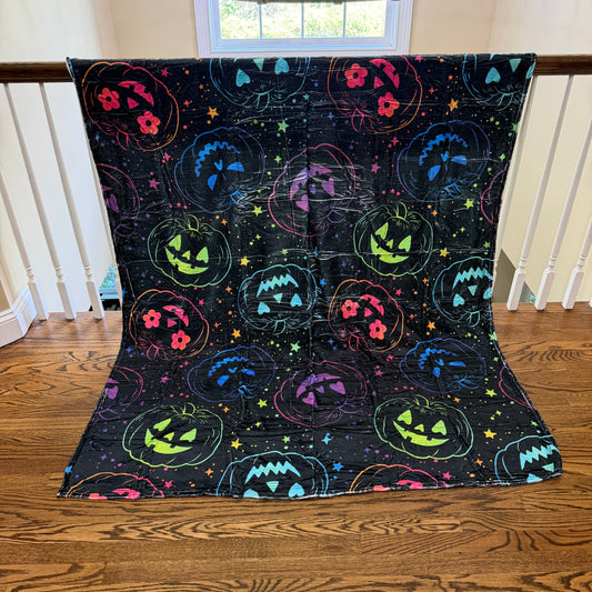 Blanket Halloween #36 - Rainbow Pumpkin - PREORDER ends 7/25