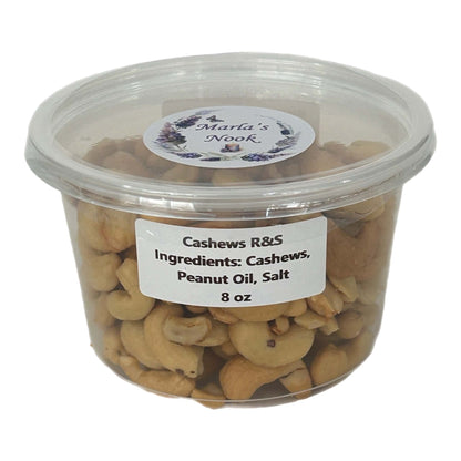 Cashews Roasted & Salted 8oz