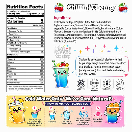 Chillin' Cherry (Caffeine-Free) (Collagen + Protein)