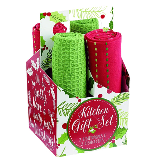 Christmas Holiday Dish Towels Gift Set MNC