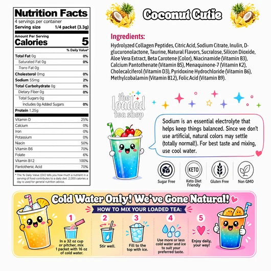 Coconut Cutie (Collagen + Protein) (Caffeine Free)