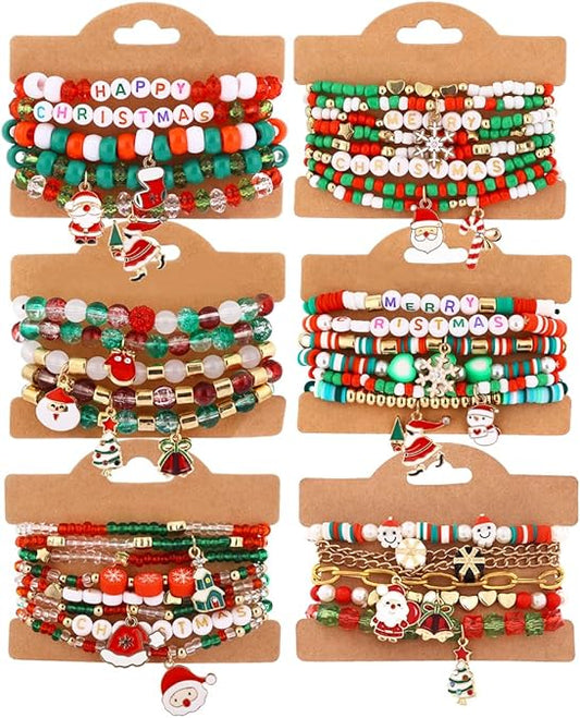 Christmas Bracelet 200 Multi-layer Beaded MN