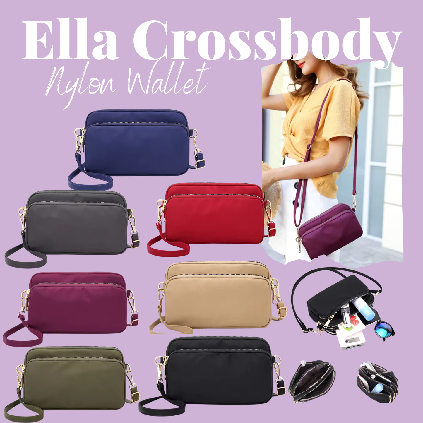 Nylon Crossbody