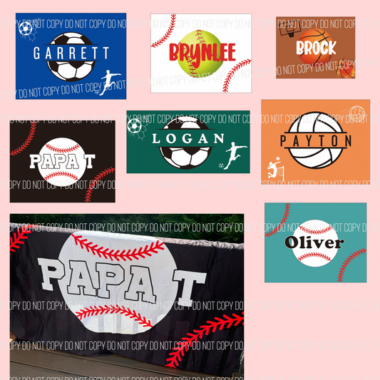 Beach Towel - Style 3 (ANY SPORT!) - PREORDER 4/28-5/2