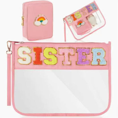 Clear Zip Pouch 2 Pack - PREORDER