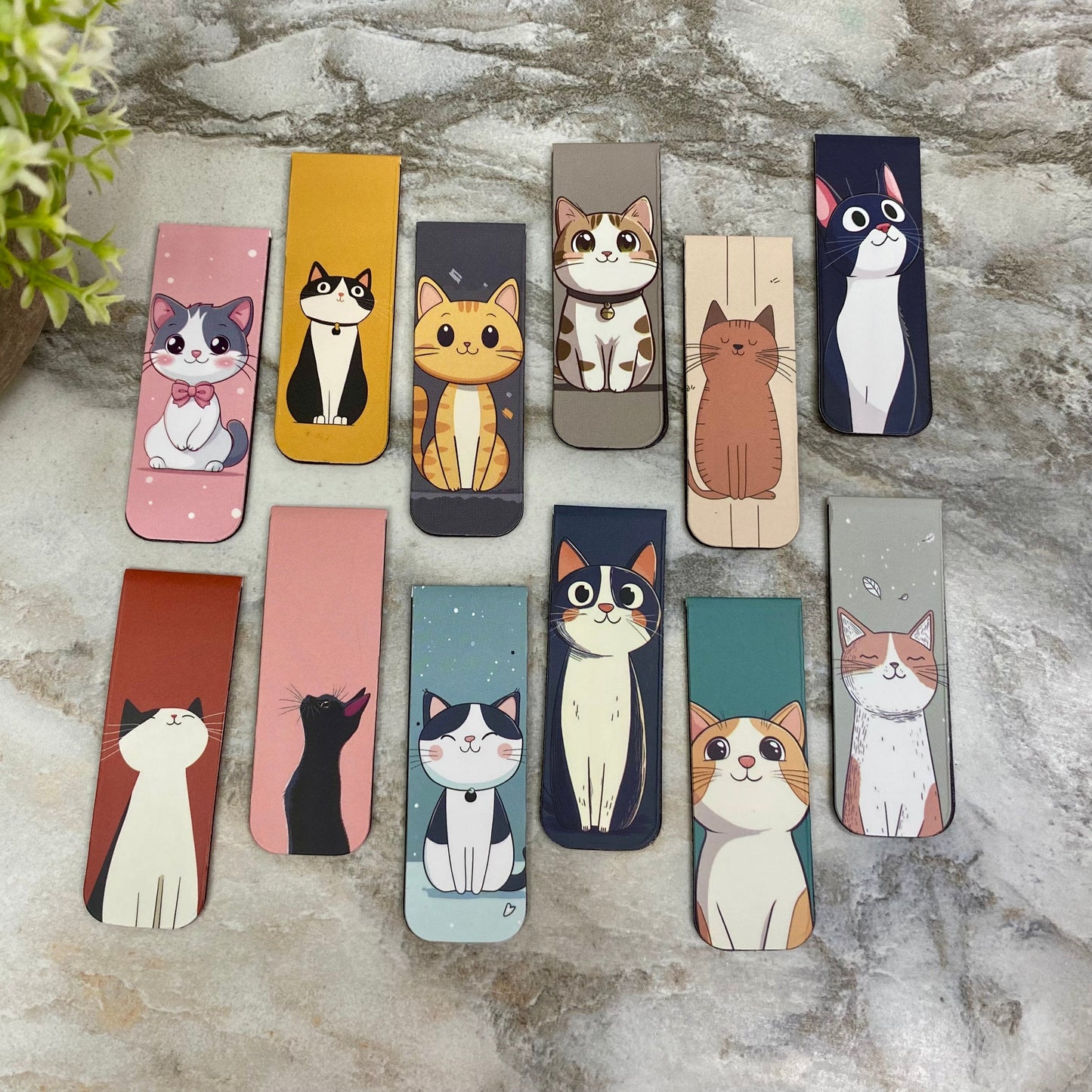 Bookmark - Cartoon Cat #2 Magnetic Mix MN