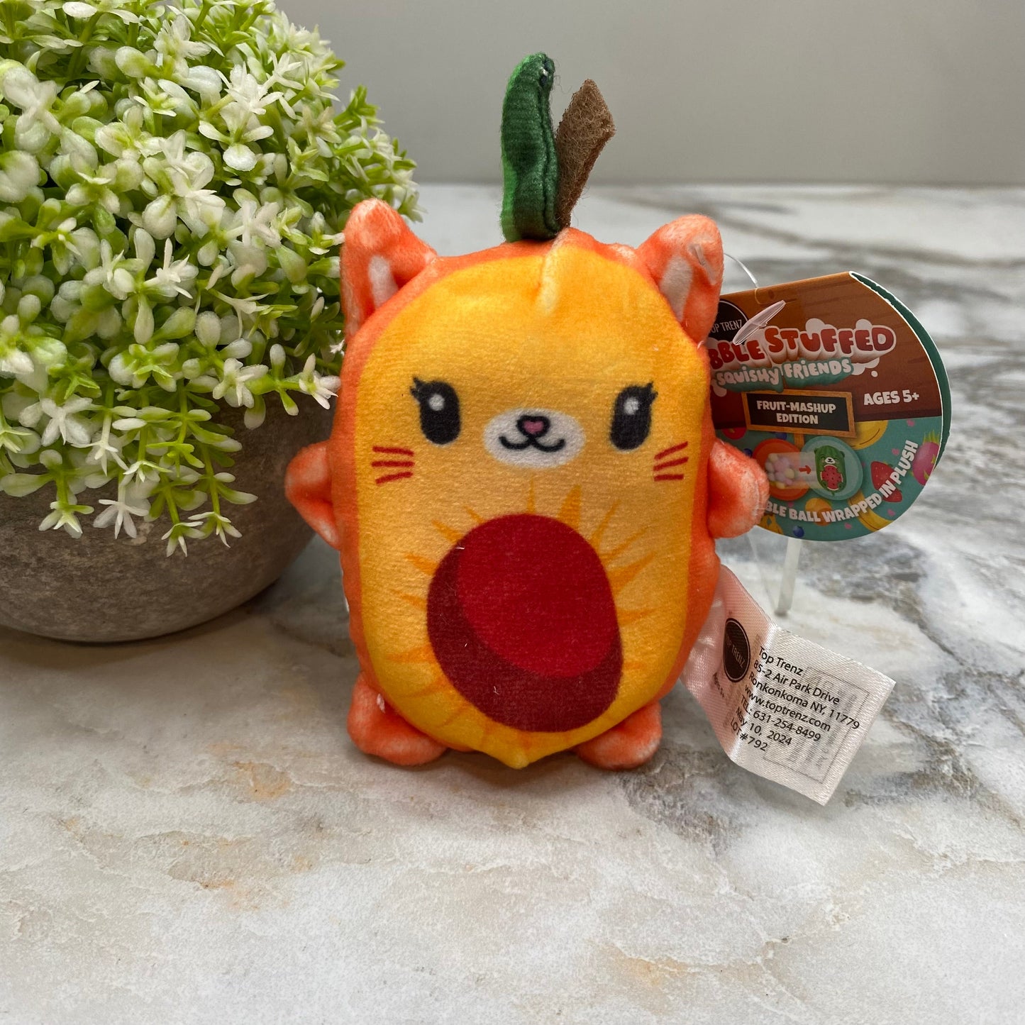 Bubble Stuffed Squishy Friends Toy - Fruit Mashup - Apri-Cat