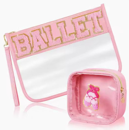 Clear Zip Pouch 2 Pack - PREORDER