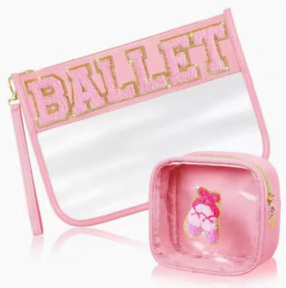 Clear Zip Pouch 2 Pack - PREORDER
