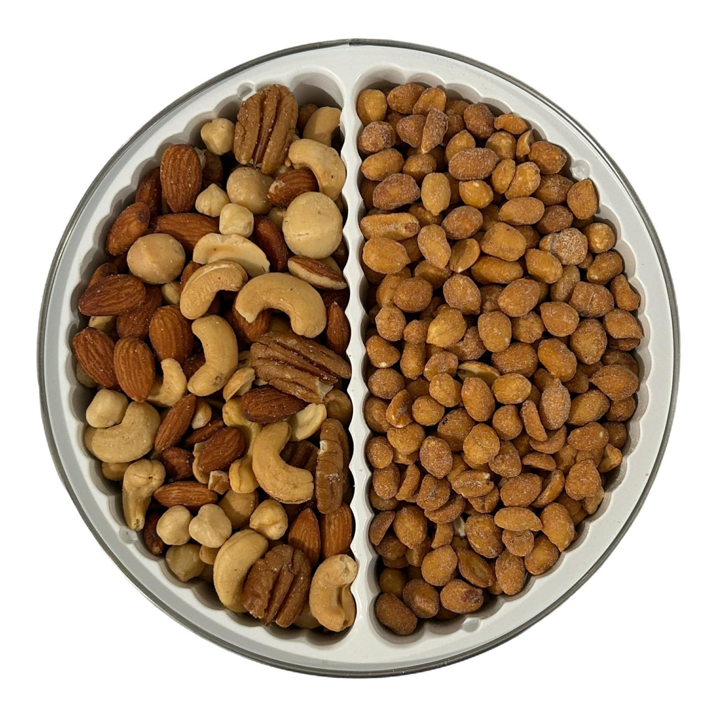 Deluxe Mix Nuts and Honey Roasted Peanuts Gift Tin 2 lb