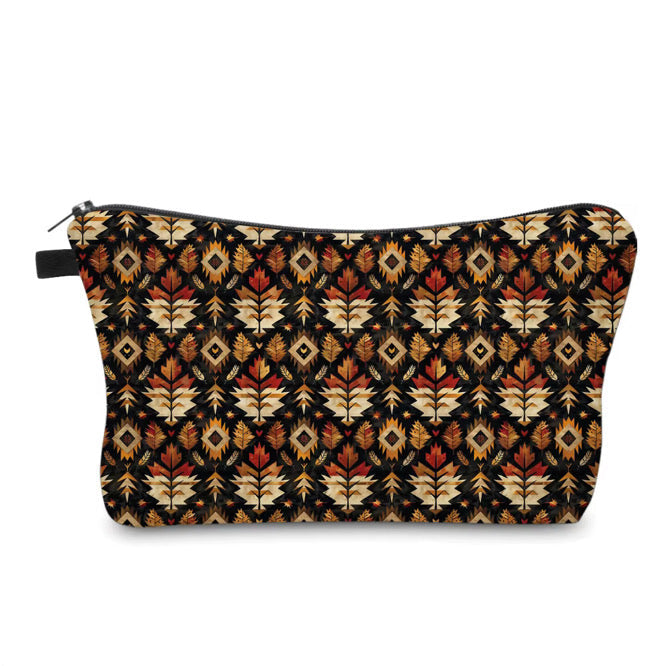 Pouch - Aztec Diamond Leaves