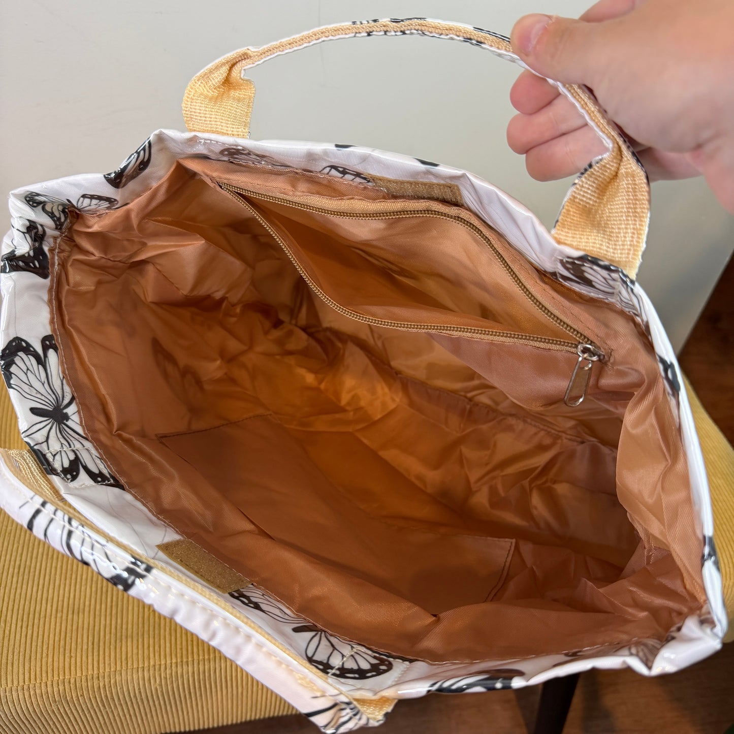April Vinyl Tote Bag -