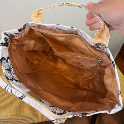April Vinyl Tote Bag -