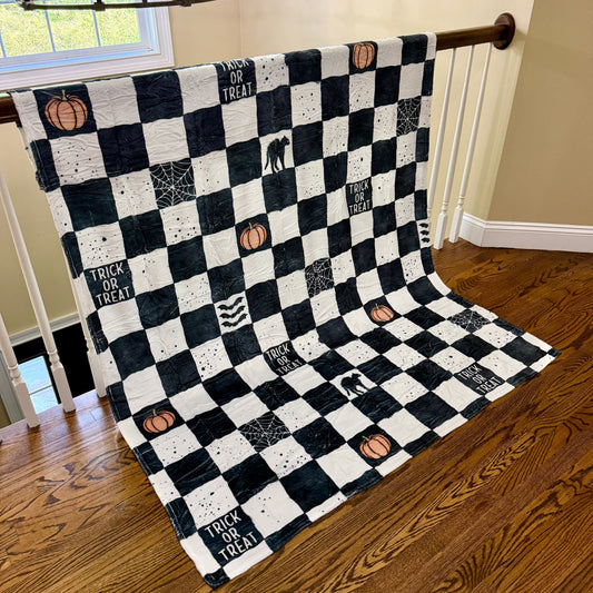 Blanket Halloween #5 - Checkered Halloween - PREORDER ends 7/25