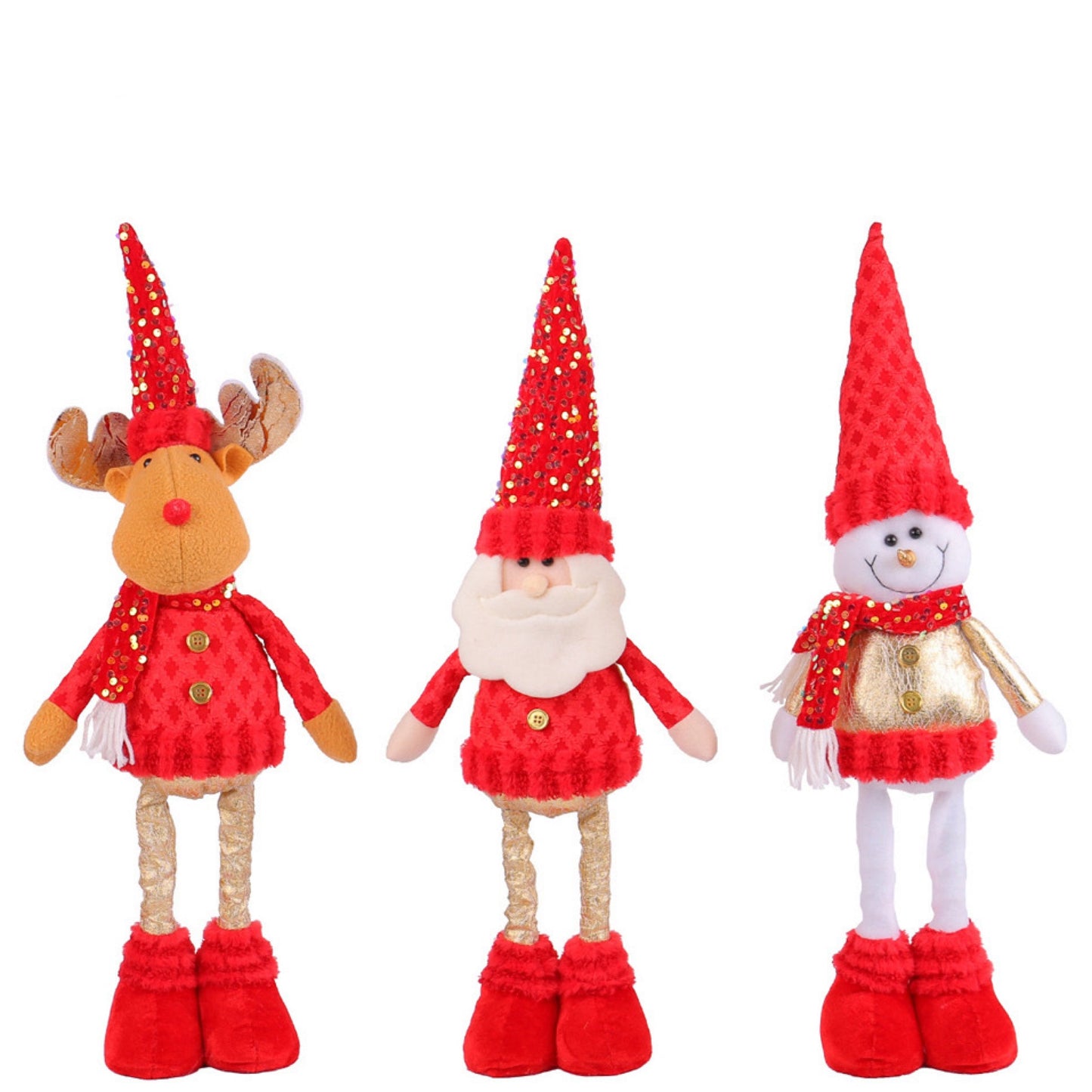 Telescopic Standing Christmas Decor - Red - PREORDER 10/3-10/6