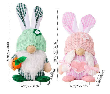 Gnome - Easter A - Gingham Plaid