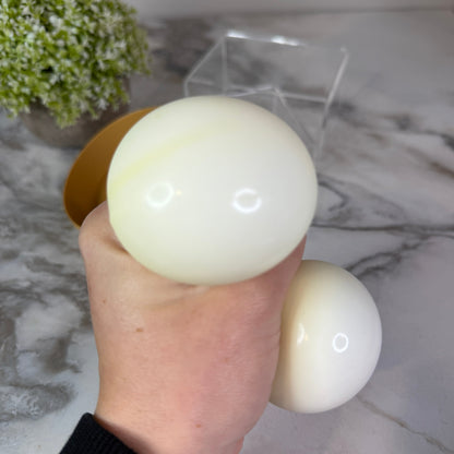 Squishy Toy - Viral Dumpling, White Face