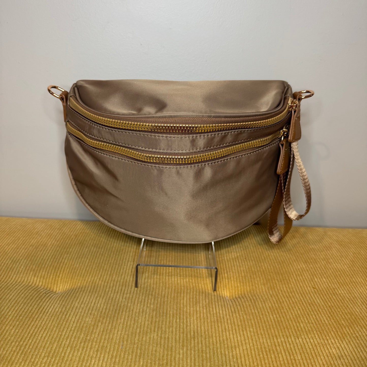 The Roni Nylon Crossbody - Solid Chocolate